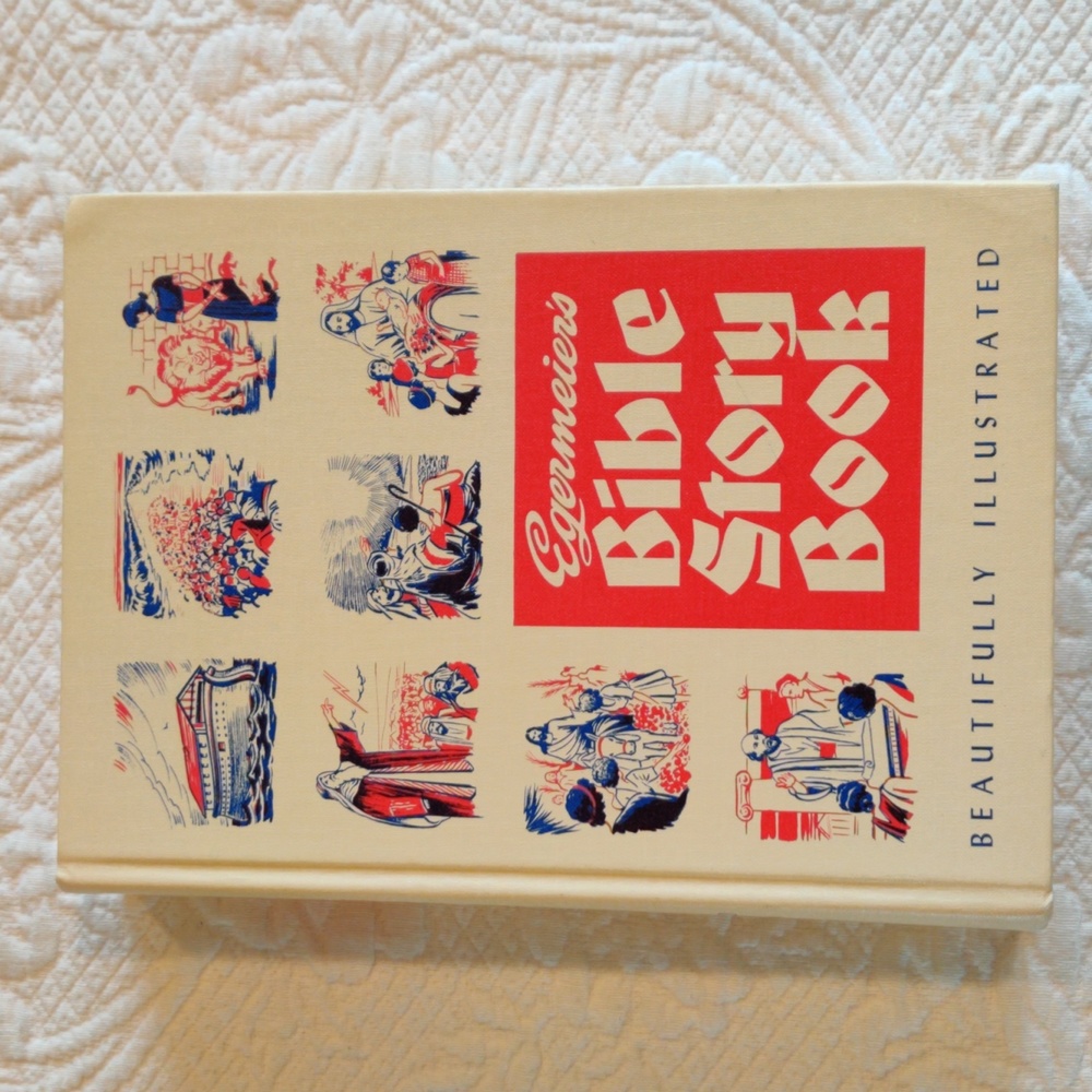 Vintage 1955 Egermeier's Bible Story Book